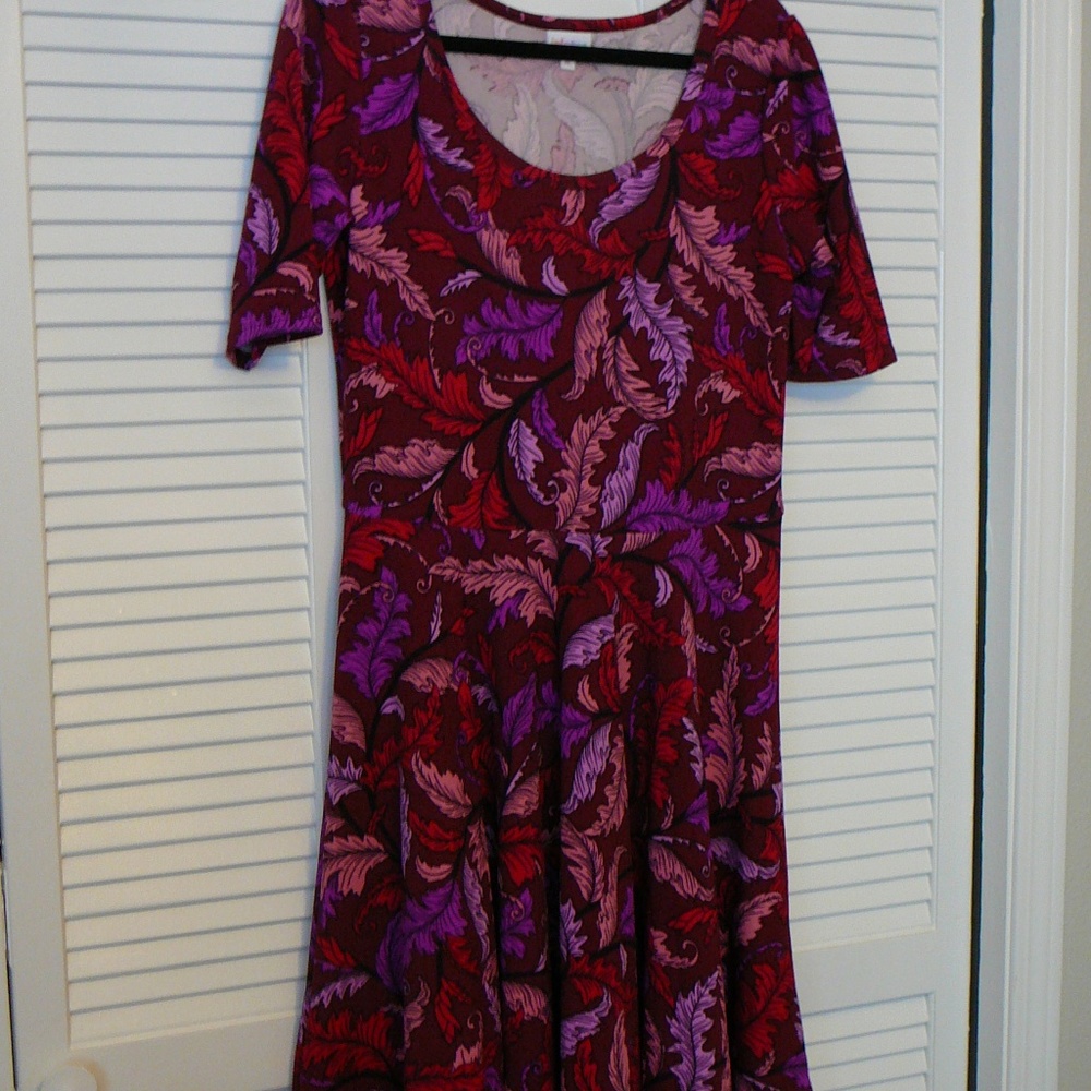Pink and Purple LulaRoe Nicole
